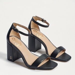 Sam Edelman Black Daniella Block Heel Sandals